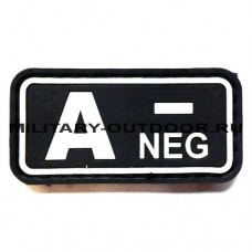 Патч A Neg- Black/White PVC